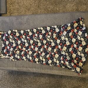 Eva Mendes Floral Midi Dress Size 0
